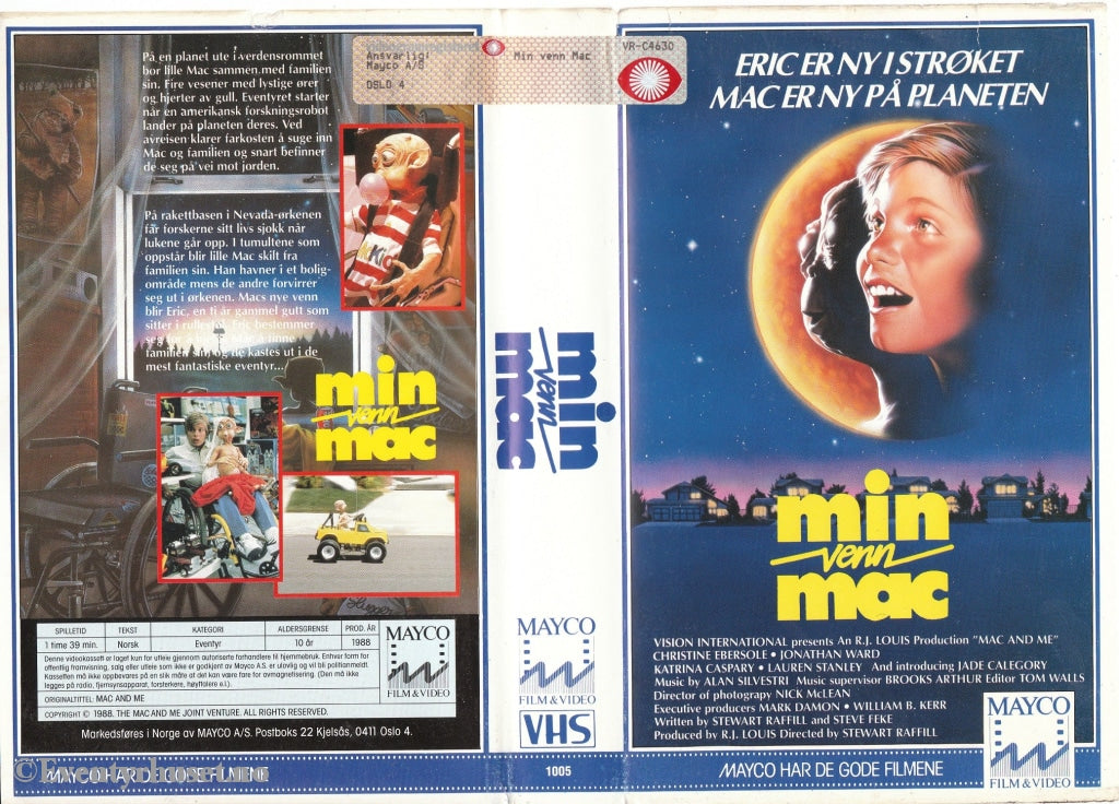Download / Stream: Min Venn Mac. 1988. Vhs Big Box. Norwegian Subtitles.