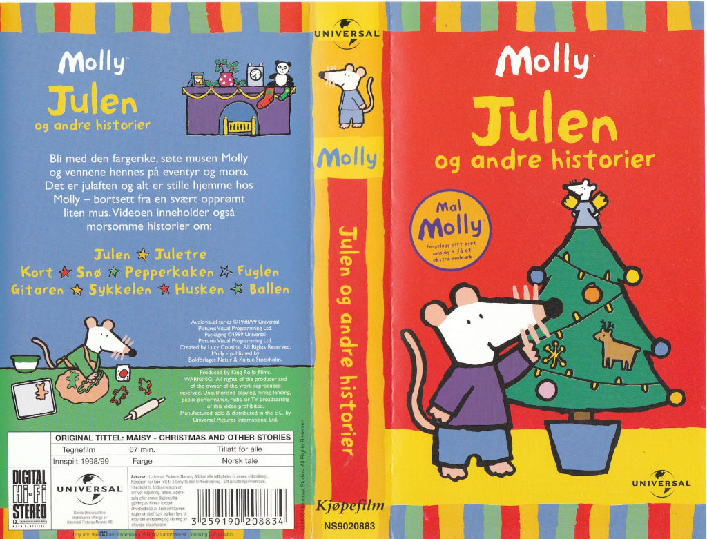 Download / Stream: Molly - Julen mfl. 1998/99. VHS SB. Norwegian dubbing. VHS