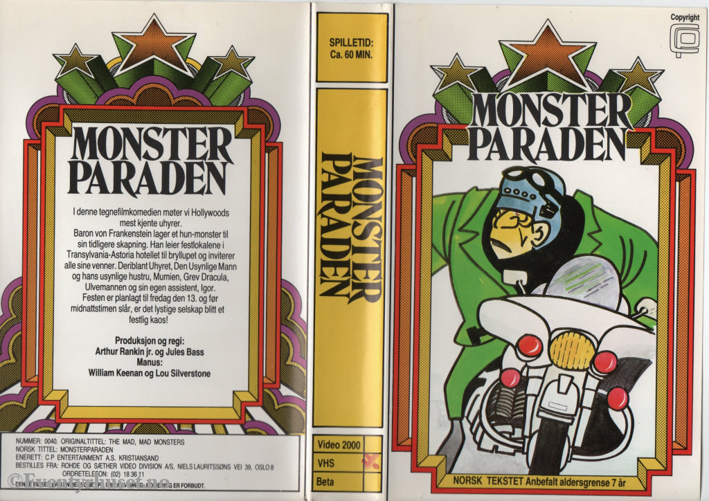 Download / Stream: Monterparaden. VHS Big Box. Norwegian subtitles. VHS