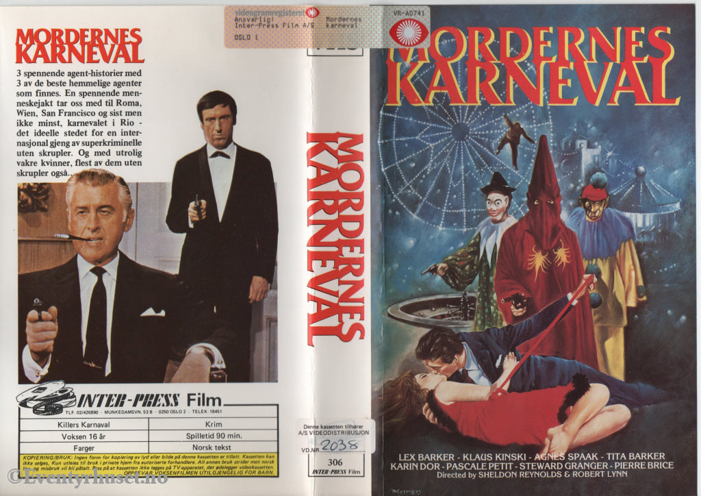 Download / Stream: Mordernes Karneval. VHS Big Box. Norwegian subtitles. VHS
