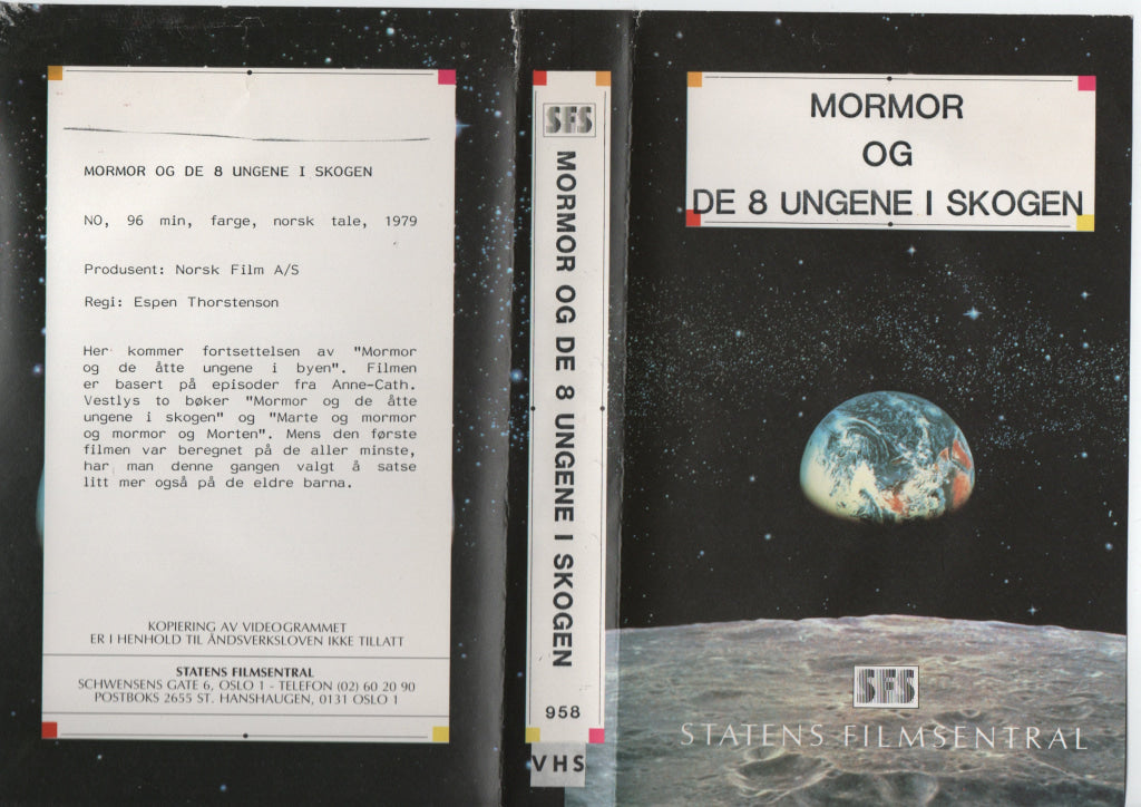 Download / Stream: Mormor og de åtte ungene i skogen. 1979 VHS Big Box. Norwegian. VHS