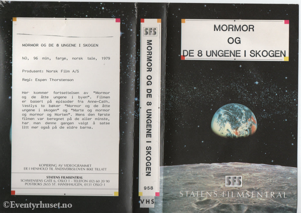 Download / Stream: Mormor og de åtte ungene i skogen. 1979 VHS Big Box. Norwegian. VHS