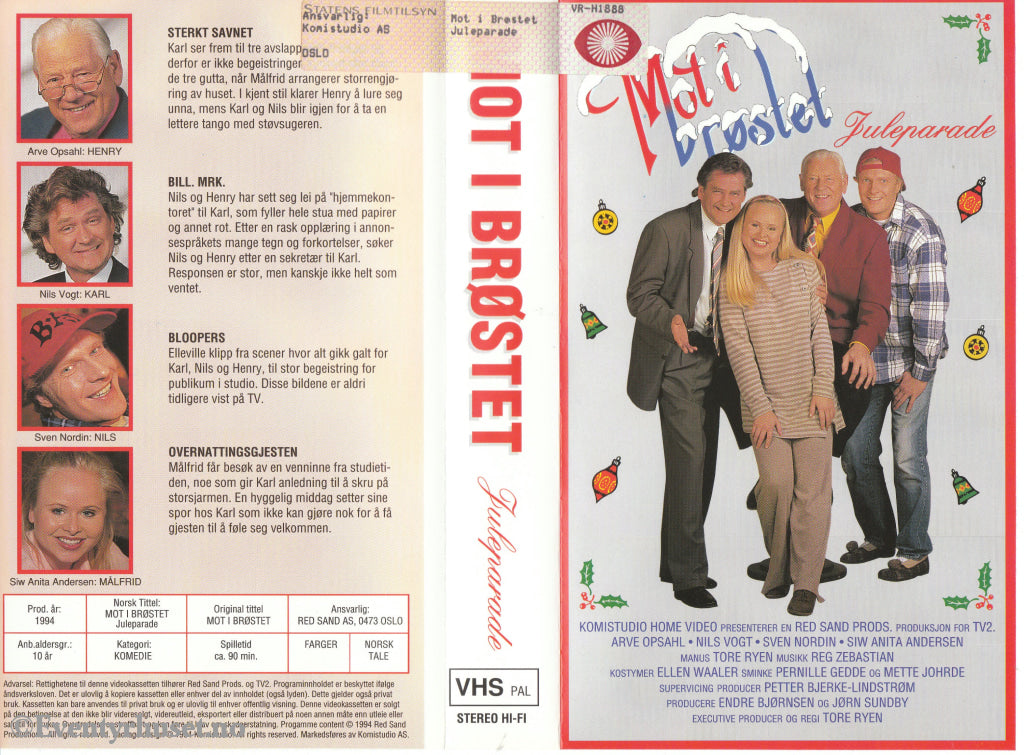 Download / Stream: Mot i brøstet - Juleparade. 1994. VHS SB. Norwegian. VHS