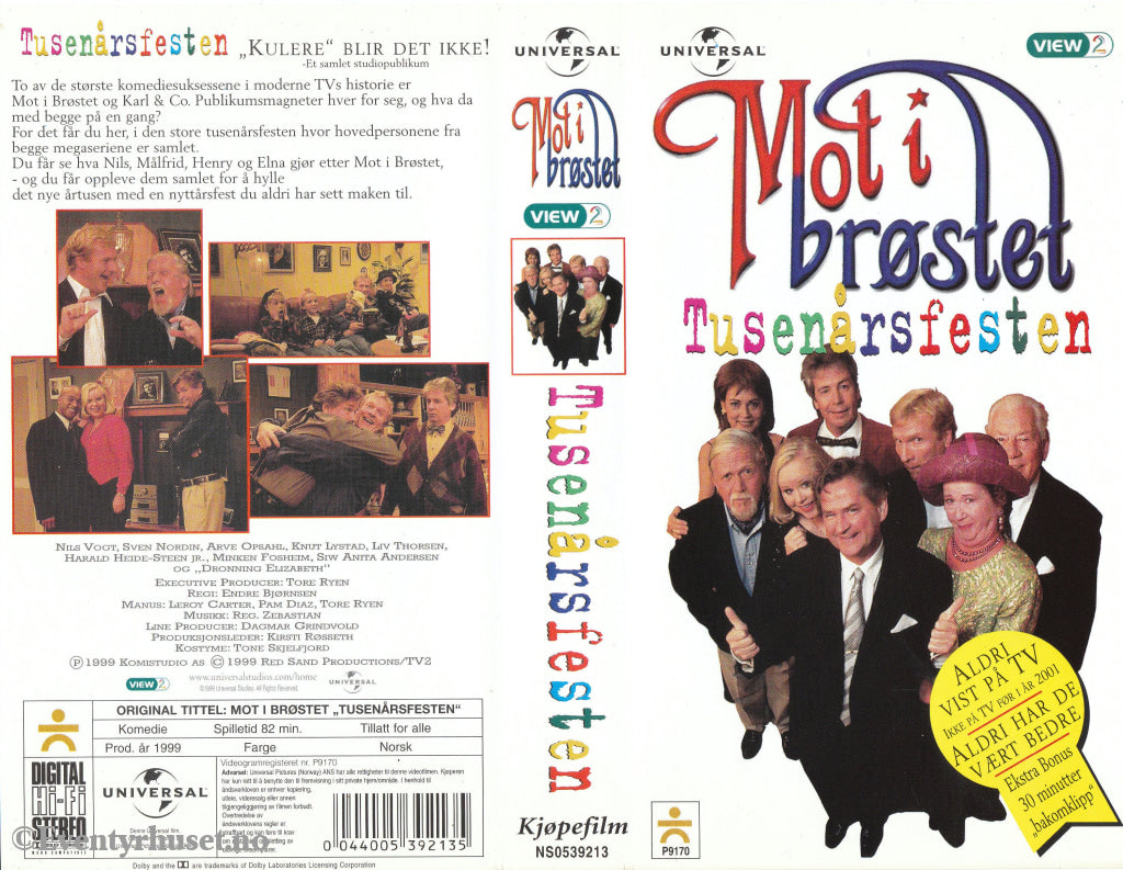Download / Stream: Mot i Brøstet - Tusenårsfesten. 1999. VHS SB. Norwegian. VHS
