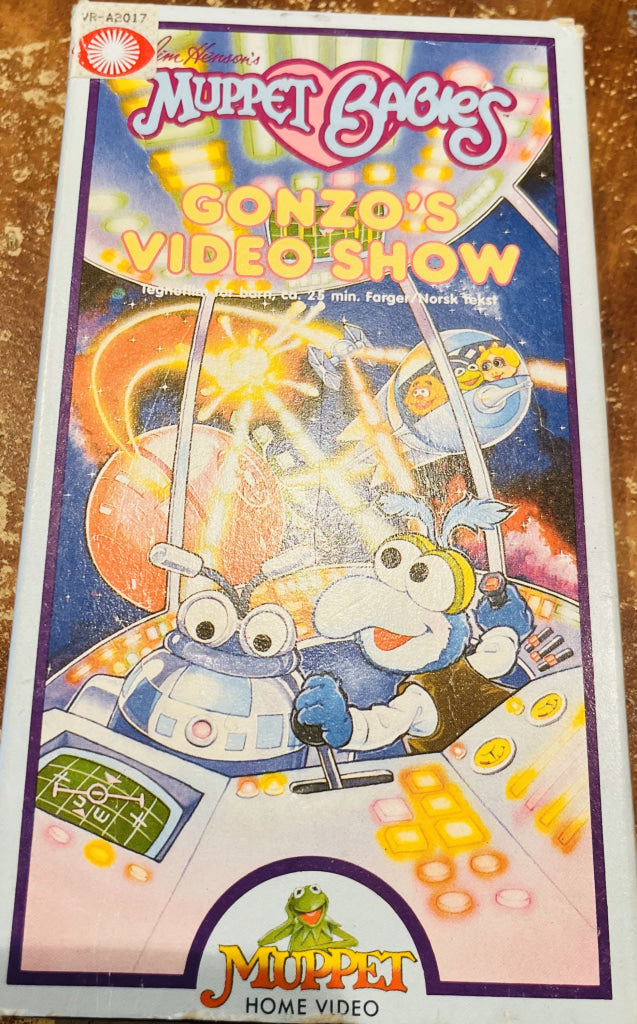 Download / Stream: Muppet Babies - Gonzo’s Video Show. 1985. VHS SB slipcase. Norwegian subtitles. VHS