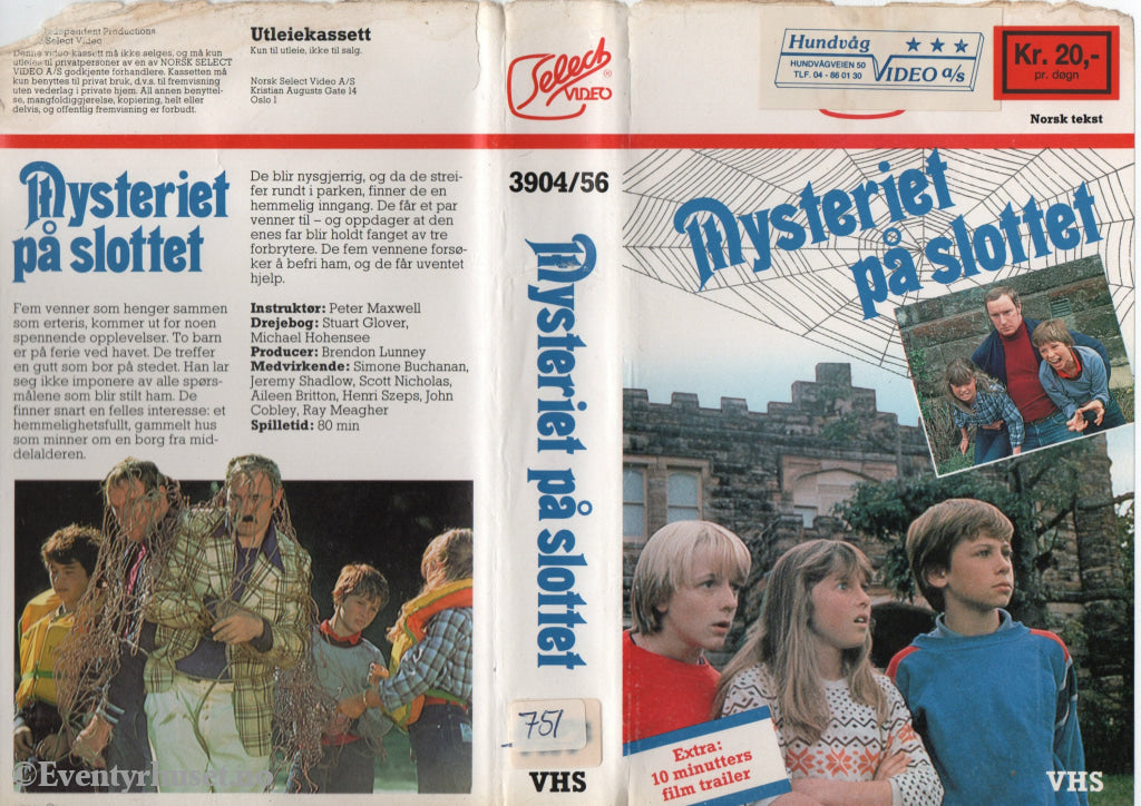 Download / Stream: Mysteriet på slottet. VHS. Norwegian subtitles. VHS