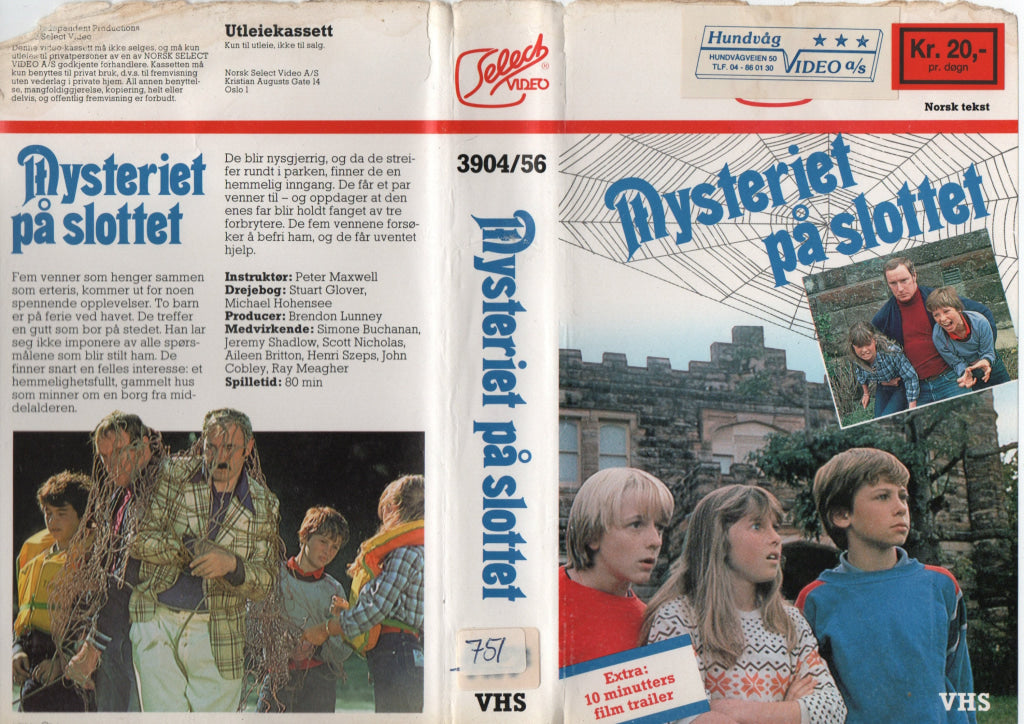 Download / Stream: Mysteriet på slottet. VHS. Norwegian subtitles. VHS