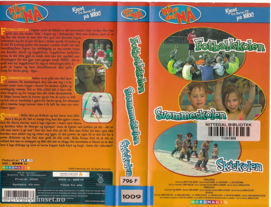 Download / Stream: Nå Er Det Nå - Svømme Ski & Fotballskolen (Nrk). 2001. Vhs. Norwegian. Vhs
