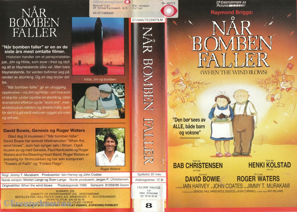 Download / Stream: Når Bomben Faller. 1986 Vhs Big Box. Norwegian Dubbing.