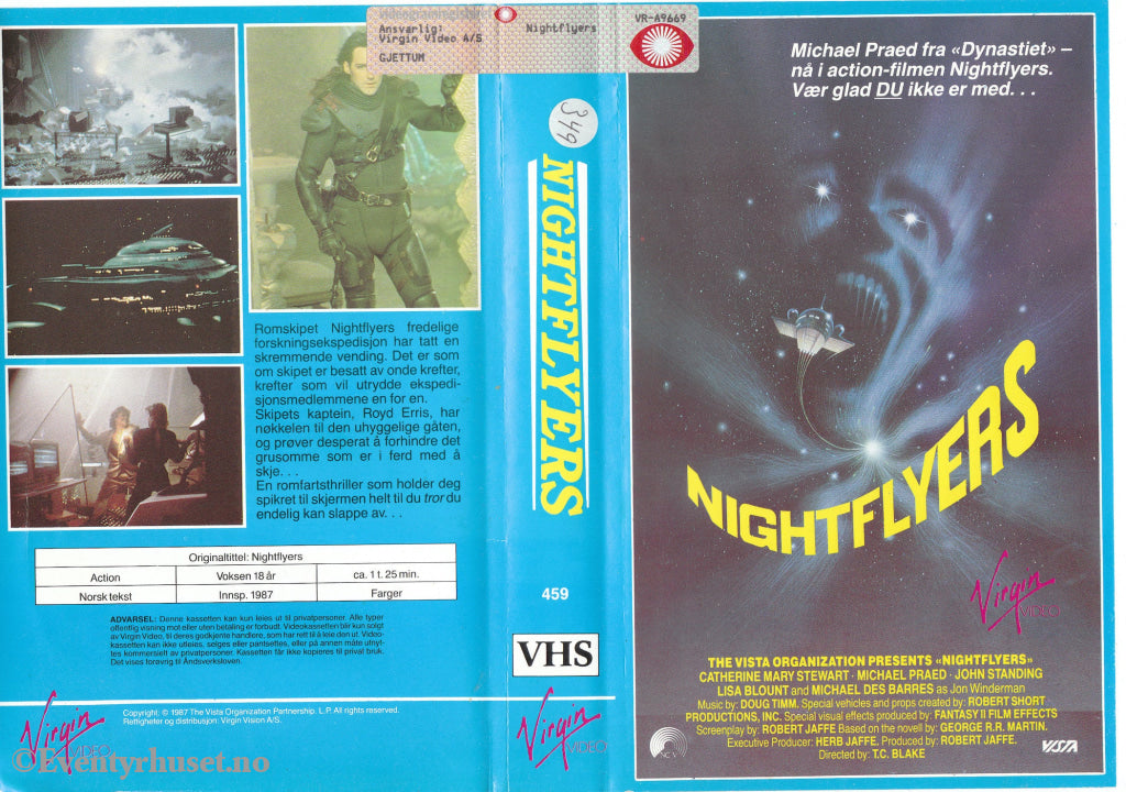 Download / Stream: Nightflyers. 1997. Vhs Big Box. Norwegian Subtitles.