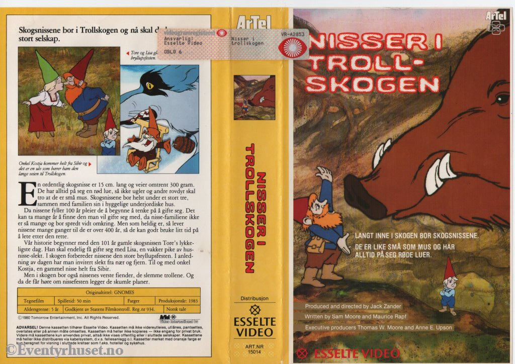 Download / Stream: Nisser i trollskogen. 1983. VHS Big Box. Norwegian dubbing. VHS