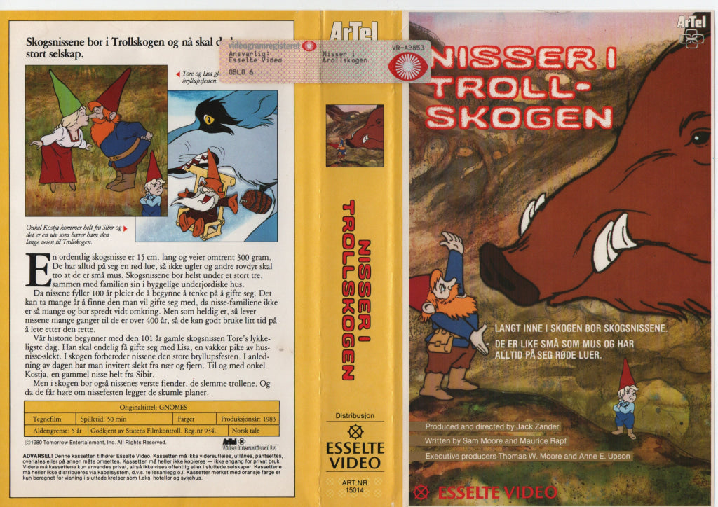 Download / Stream: Nisser i trollskogen. 1983. VHS Big Box. Norwegian dubbing. VHS