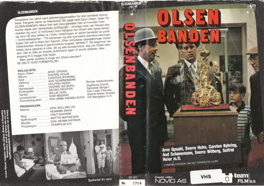 Download / Stream: Olsenbanden. 1968. Vhs Big Box. Norwegian.