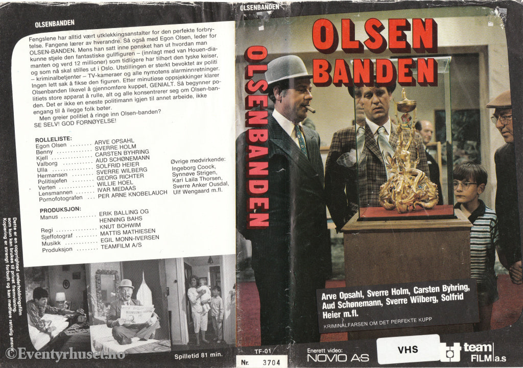 Download / Stream: Olsenbanden. 1968. Vhs Big Box. Norwegian.
