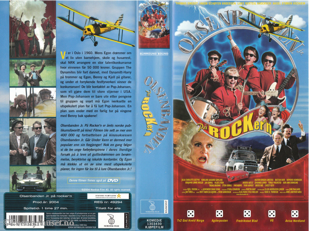 Download / Stream: Olsenbanden Junior på Rocker’n. 2004 VHS SB. Norwegian. VHS
