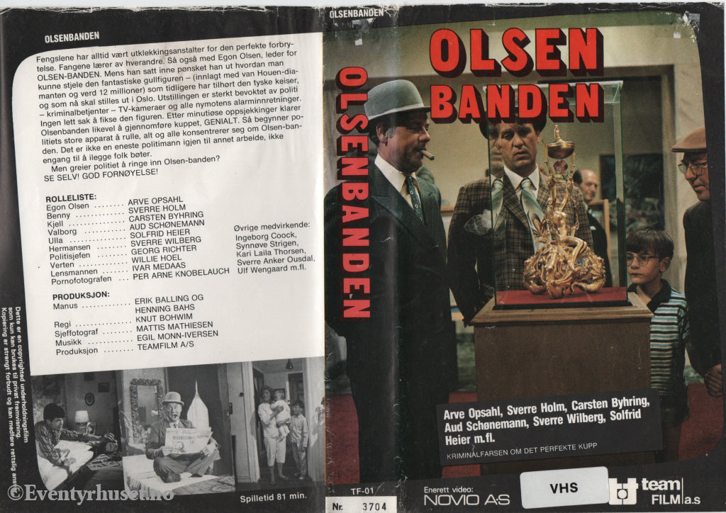 Download / Stream: Olsenbanden. Vol. 1. 1969. VHS Big Box. Norwegian. VHS
