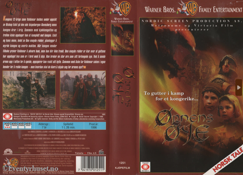 Download / Stream: Ørnens Øye. 1996. VHS SB. Norwegian dubbing. VHS