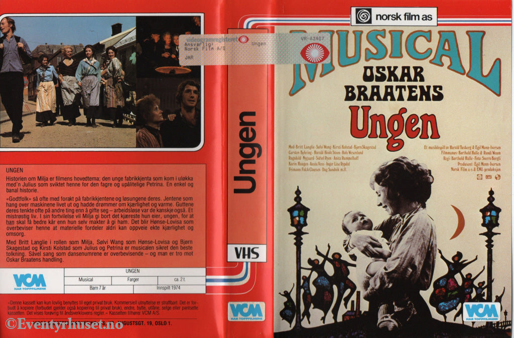 Download / Stream: Oscar Braatens Ungen. 1974. VHS Big Box. Norwegian. VHS