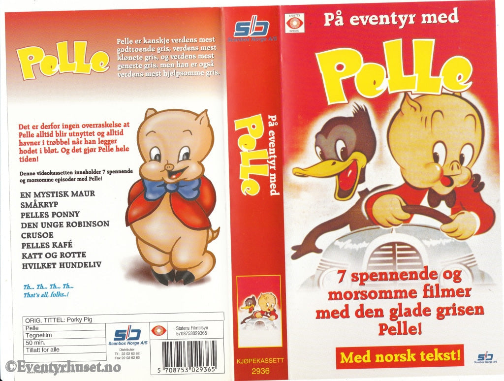 Download / Stream: På Eventyr Med Pelle Vhs. Norwegian Dubbing. Vhs