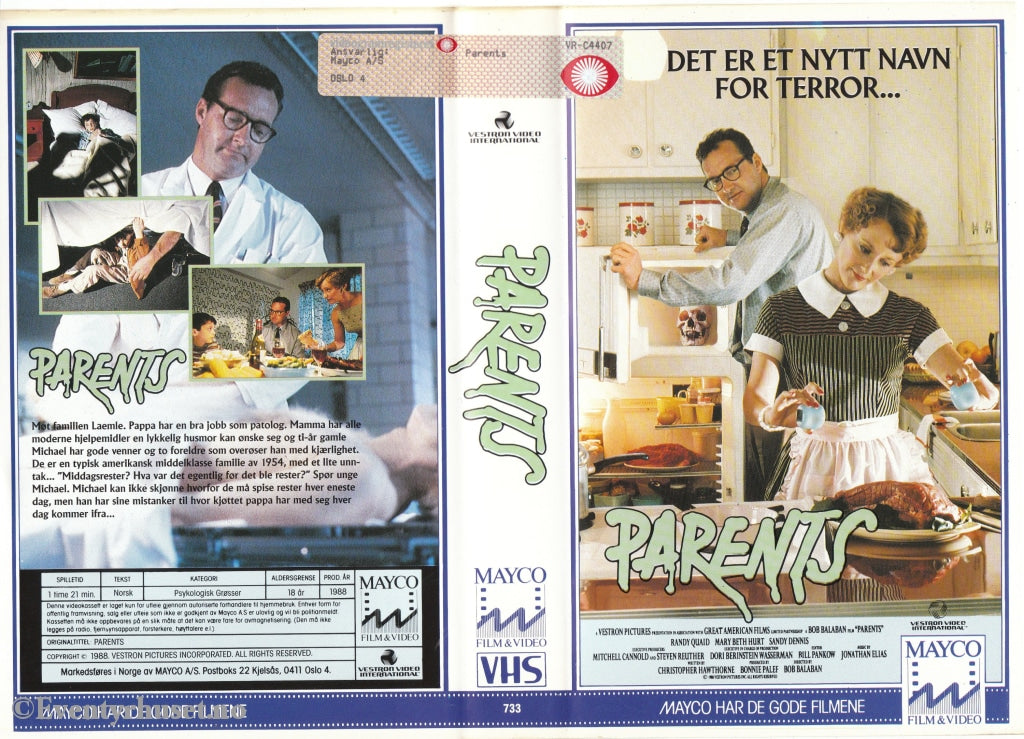 Download / Stream: Parents. 1988. Vhs Big Box. Norwegian Subtitles.