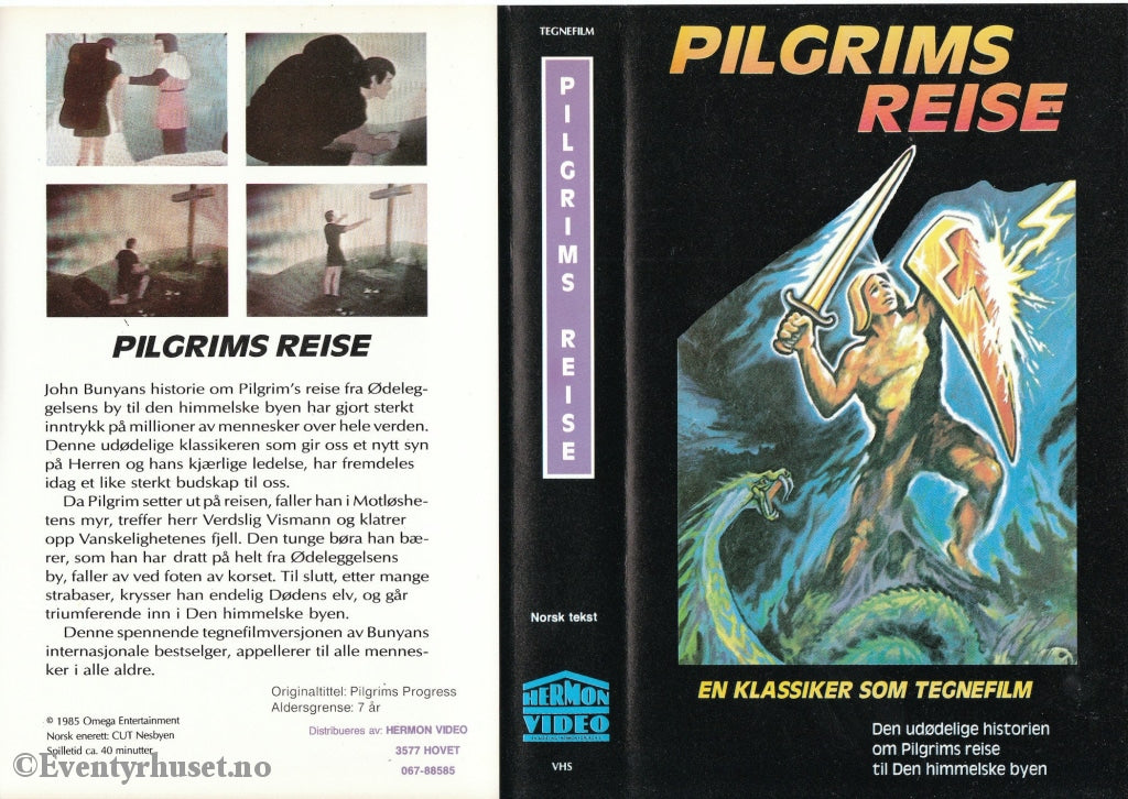 Download / Stream: Pilgrimsreise (Pilgrims Progress). 1985. Vhs Big Box. Norwegian Subtitles.