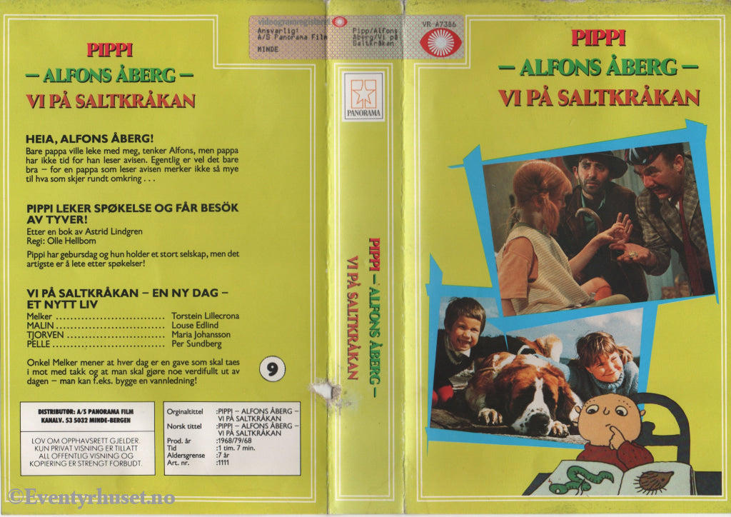 Download / Stream: Pippi / Alfons Åberg / Vi på Saltkråkan VHS Big Box. Norwegian release/distribution. VHS