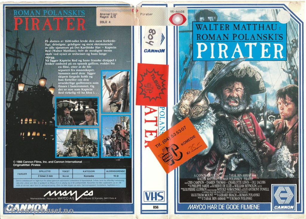 Download / Stream: Pirater. Vhs Big Box. Norwegian Subtitles.