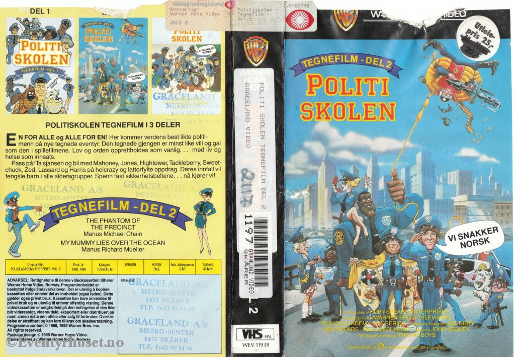 Download / Stream: Politiskolen. Vol. 2. 1988-89. Vhs Big Box. Norwegian Dubbing.