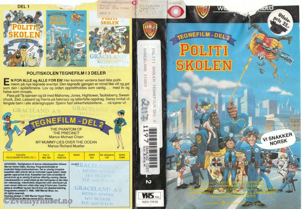 Download / Stream: Politiskolen. Vol. 2. 1988-89. Vhs Big Box. Norwegian Dubbing.