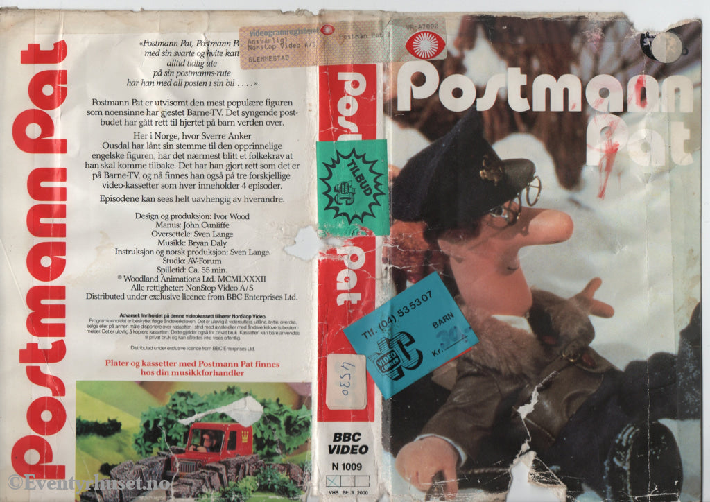 Download / Stream: Postmann Pat. Vol. 1. VHS Big Box. Norwegian dubbing. VHS
