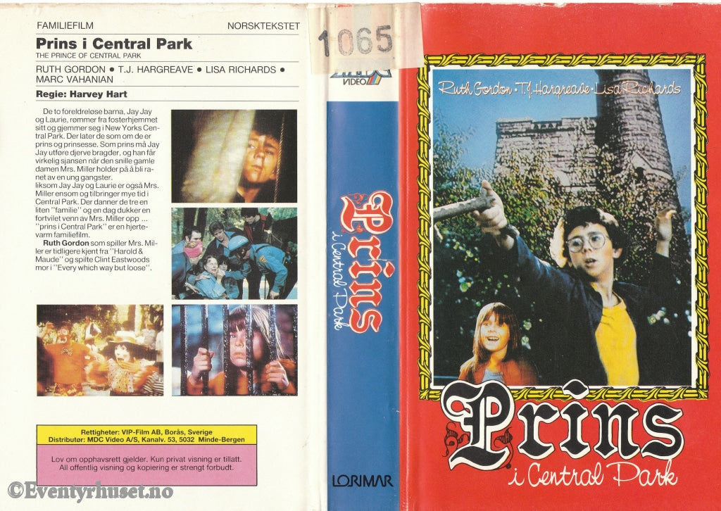 Download / Stream: Prins I Central Park. Vhs Big Box. Norwegian Subtitles.