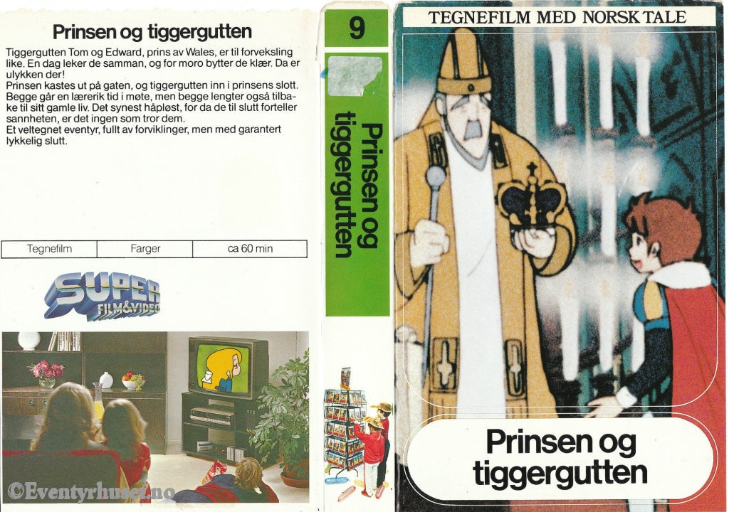 Download / Stream: Prinsen Og Tiggergutten. Vhs Big Box. Norwegian Dubbing.