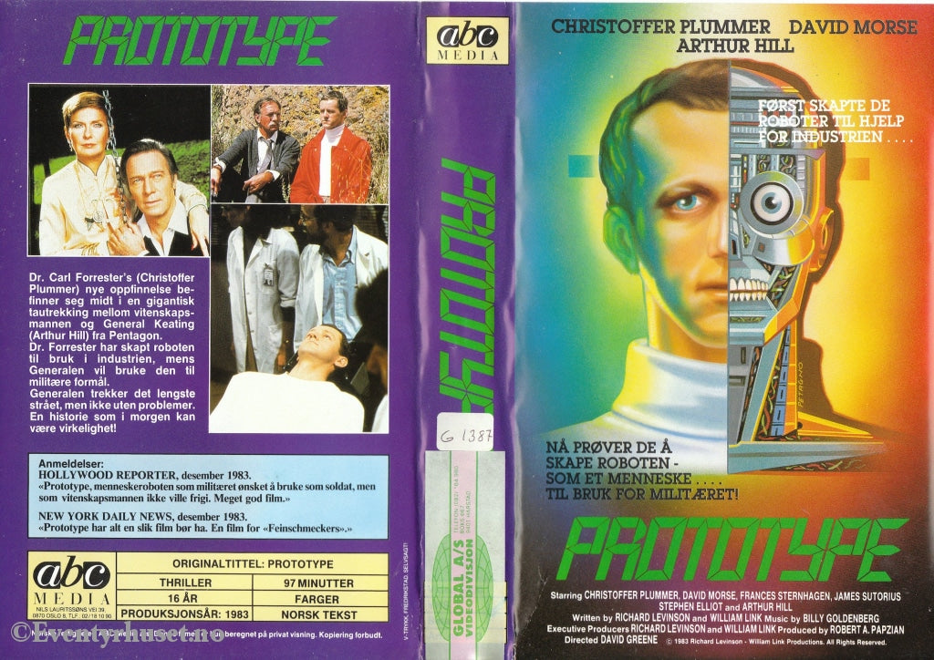 Download / Stream: Prototype. 1983. Vhs Big Box. Norwegian Subtitles.
