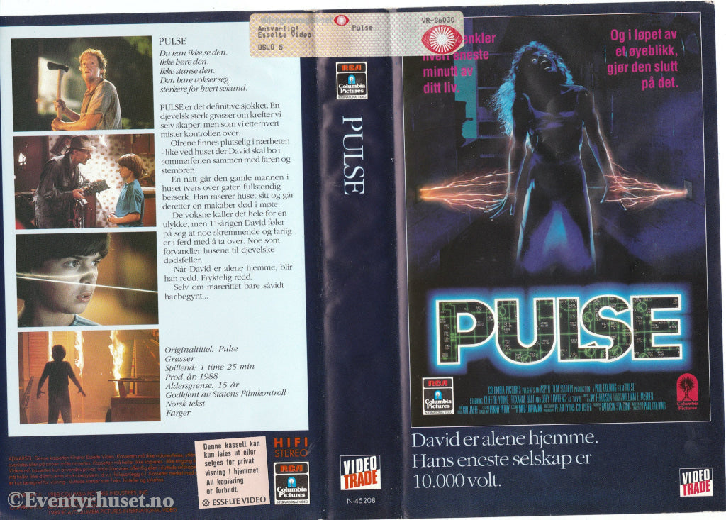 Download / Stream: Pulse. 1988. Vhs Big Box. Norwegian Subtitles.