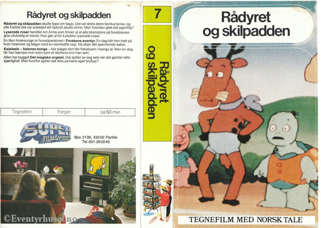 Download / Stream: Rådyret Og Skilpadden. Vhs Big Box. Norwegian Dubbing.