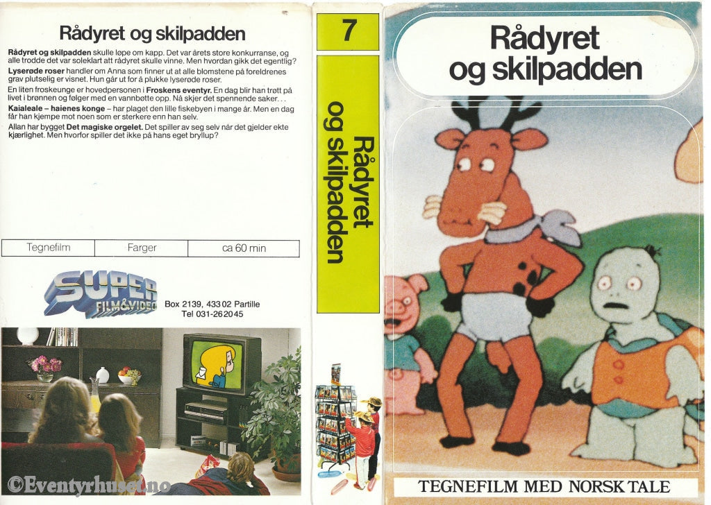 Download / Stream: Rådyret Og Skilpadden. Vhs Big Box. Norwegian Dubbing.