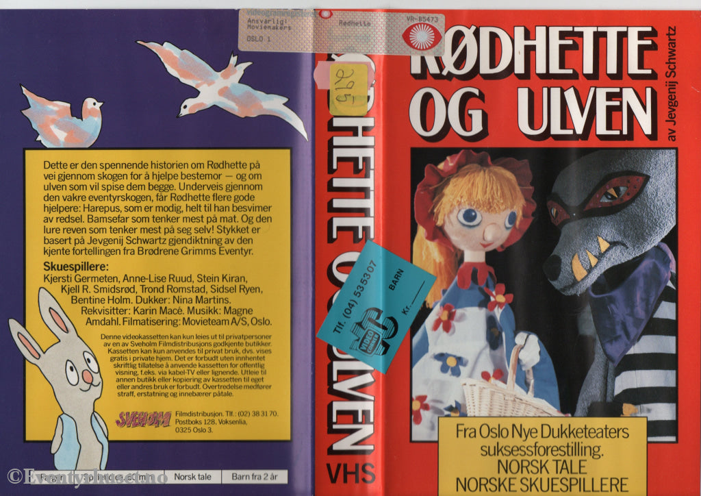 Download / Stream: Rødhette og ulven - Fra Oslo Dukketeater. VHS Big Box. Norwegian. VHS