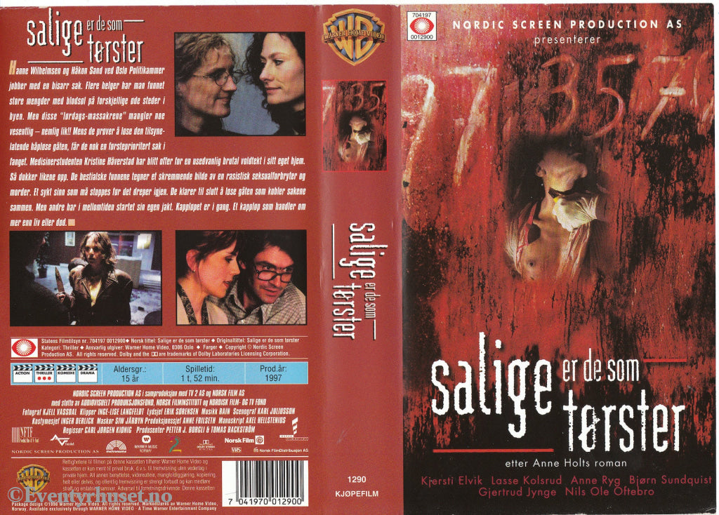 Download / Stream: Salige er de som tørster. 1997. VHS SB. Norwegian. VHS