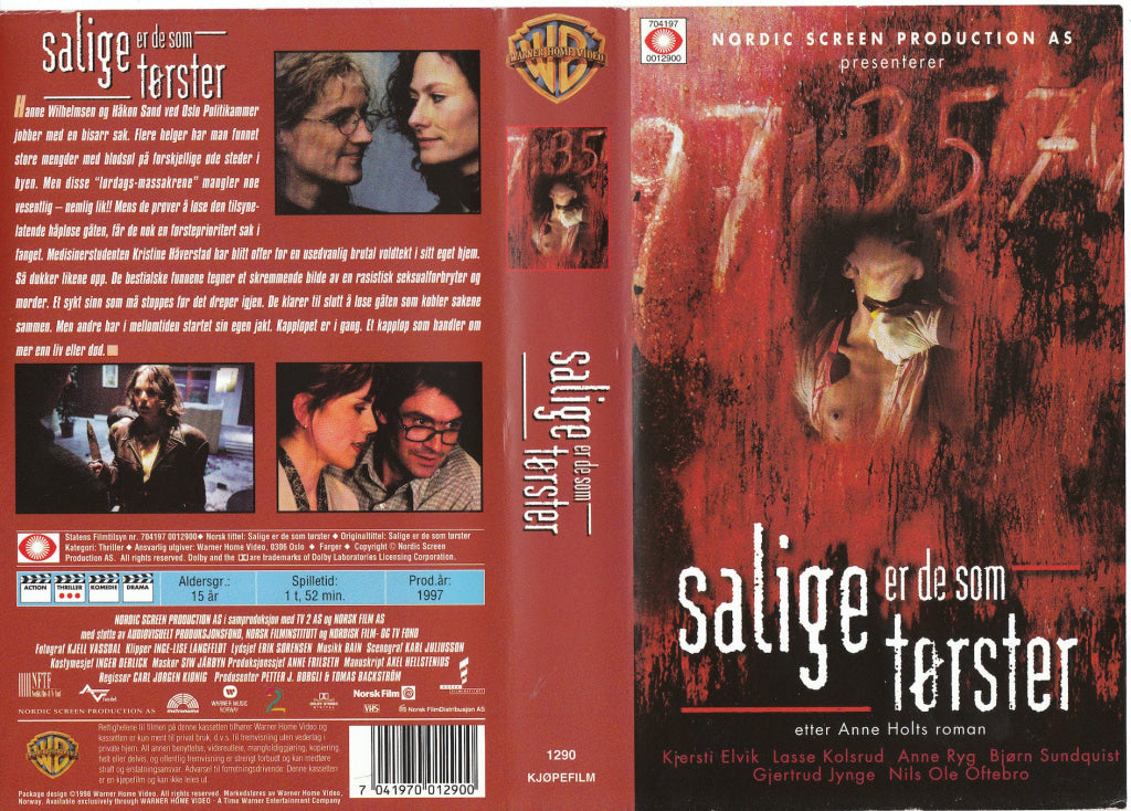 Download / Stream: Salige er de som tørster. 1997. VHS SB. Norwegian. VHS