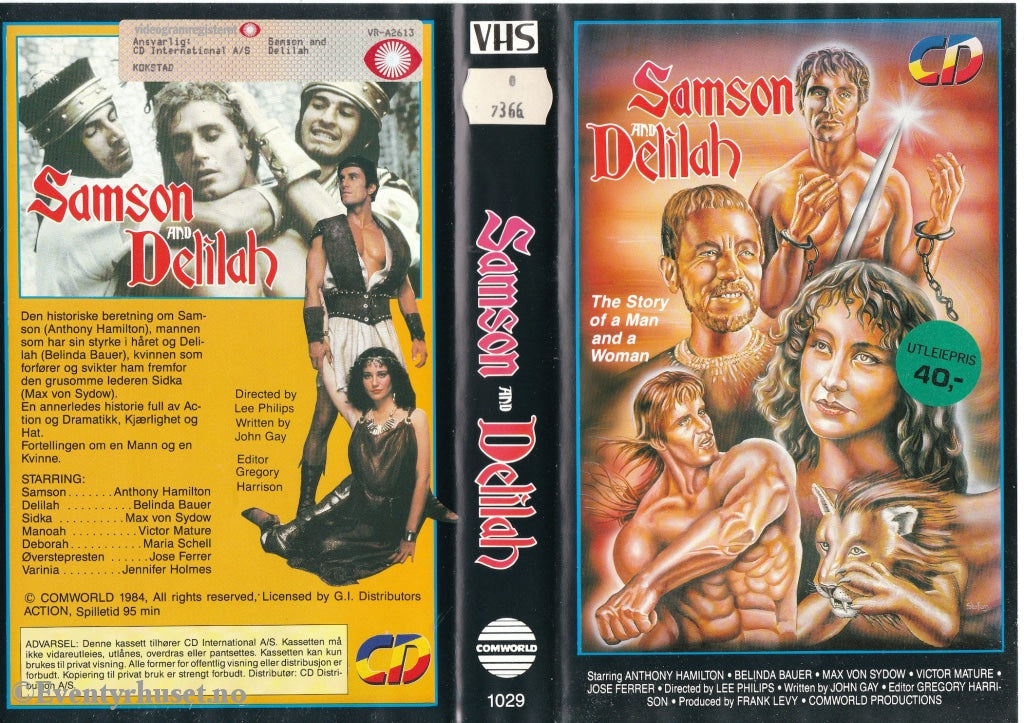 Download / Stream: Samson And Deliah. 1984. Vhs Big Box. Norwegian Subtitles.