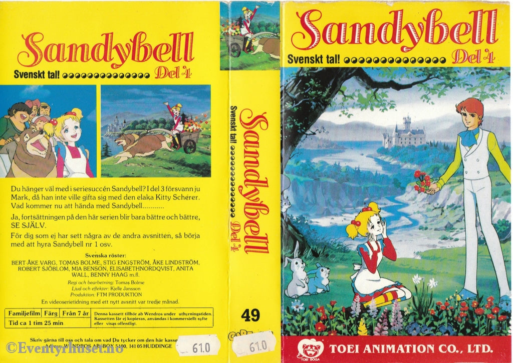 Download / Stream: Sandybell. Vol. 4. Vhs Big Box. Swedish Dubbing.