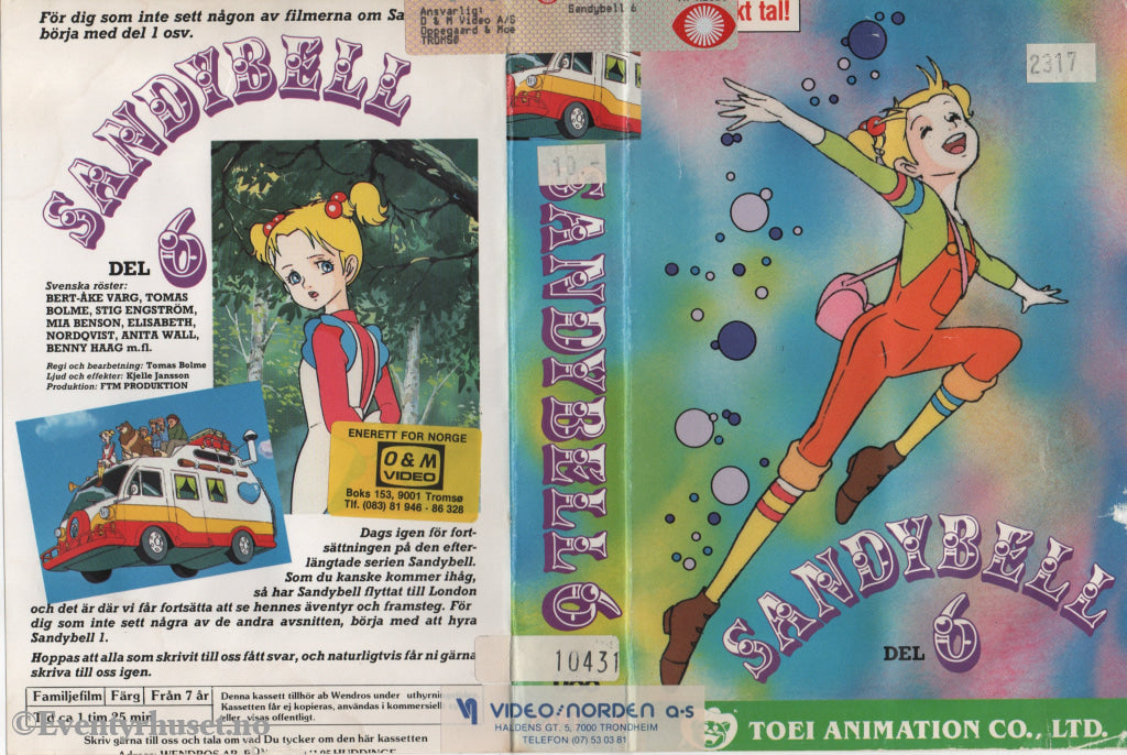 Download / Stream: Sandybell. Vol. 6. Vhs Big Box. Norwegian Release. Swedish Dubbing.