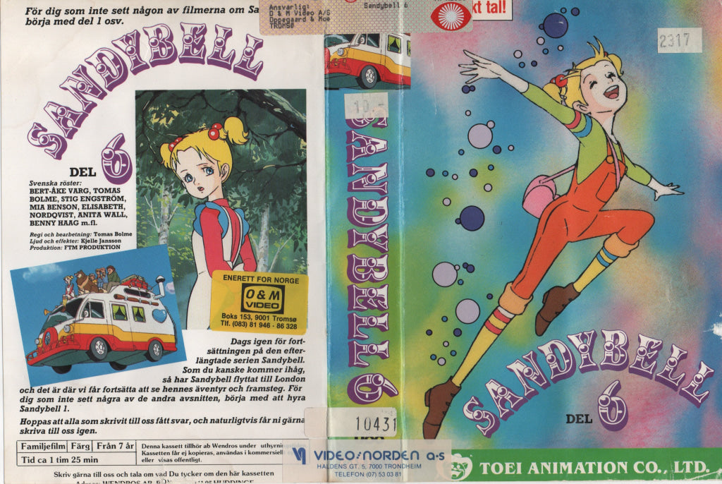 Download / Stream: Sandybell. Vol. 6. Vhs Big Box. Norwegian Release. Swedish Dubbing.