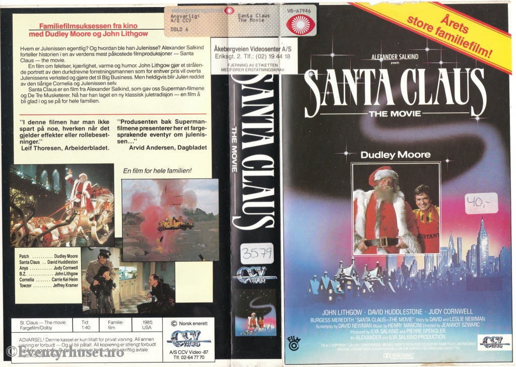 Download / Stream: Santa Claus. 1985. Vhs Big Box. Norwegian Subtitles.