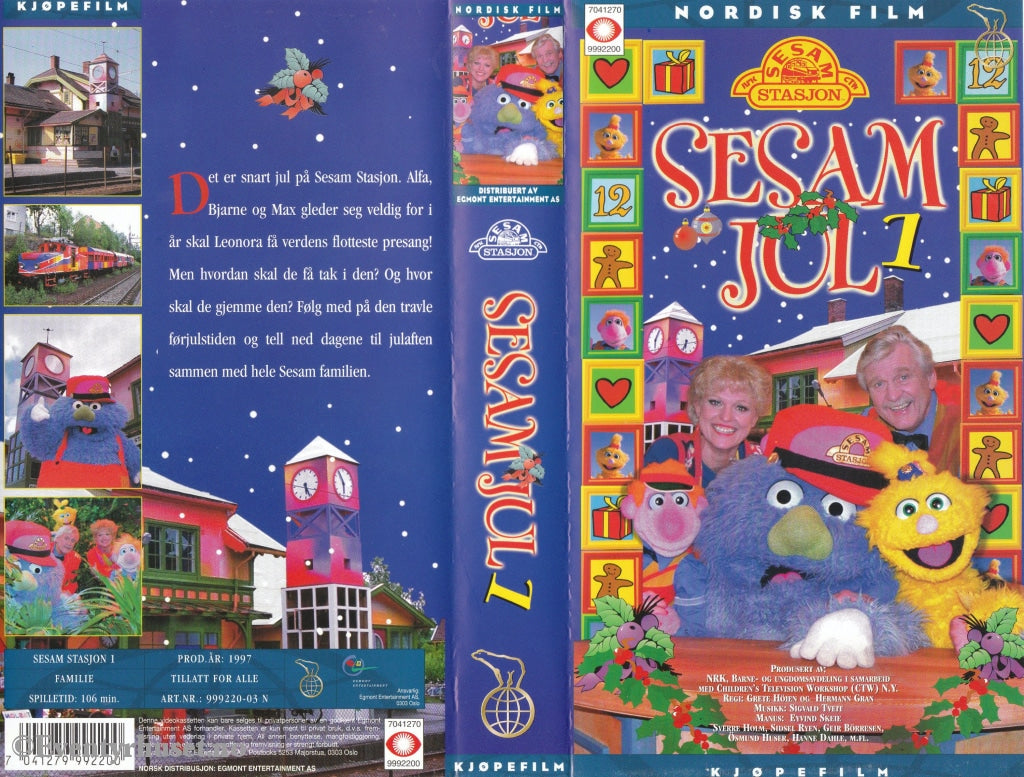 Download / Stream: Sesam Jul. Vol. 1. 1997 (Sesam Stasjon). Vhs. Norwegian. Stream Vhs