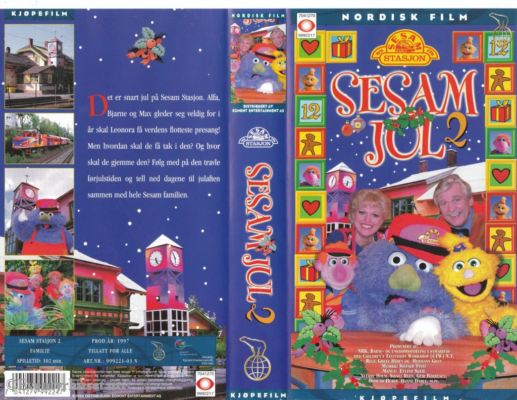 Download / Stream: Sesam Jul. Vol. 2. 1997 (Sesam Stasjon). Vhs. Norwegian. Stream Vhs