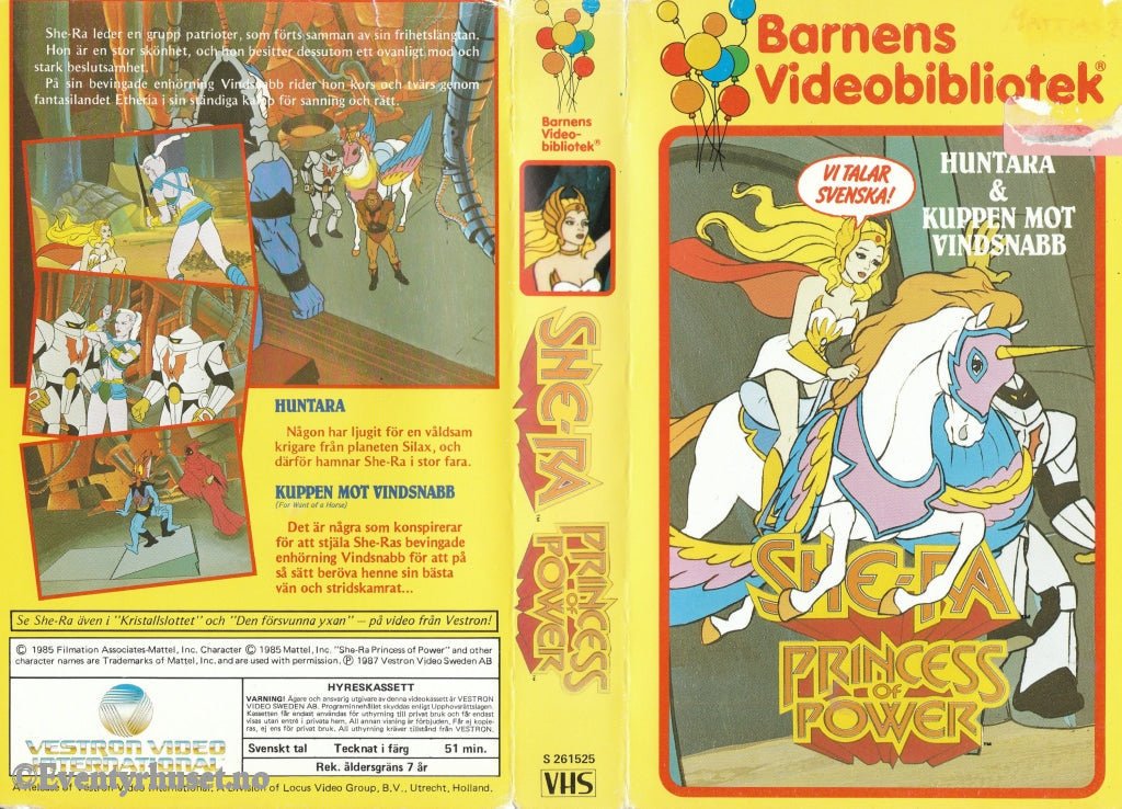 Download / Stream: She-Ra Princess Of Power. Vhs Big Box. Swedish Dubbing.