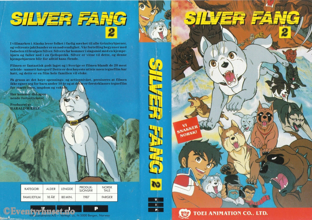 Download / Stream: Silver Fang. Vol. 2. 1987. Vhs Big Box. Norwegian Dubbing. Stream