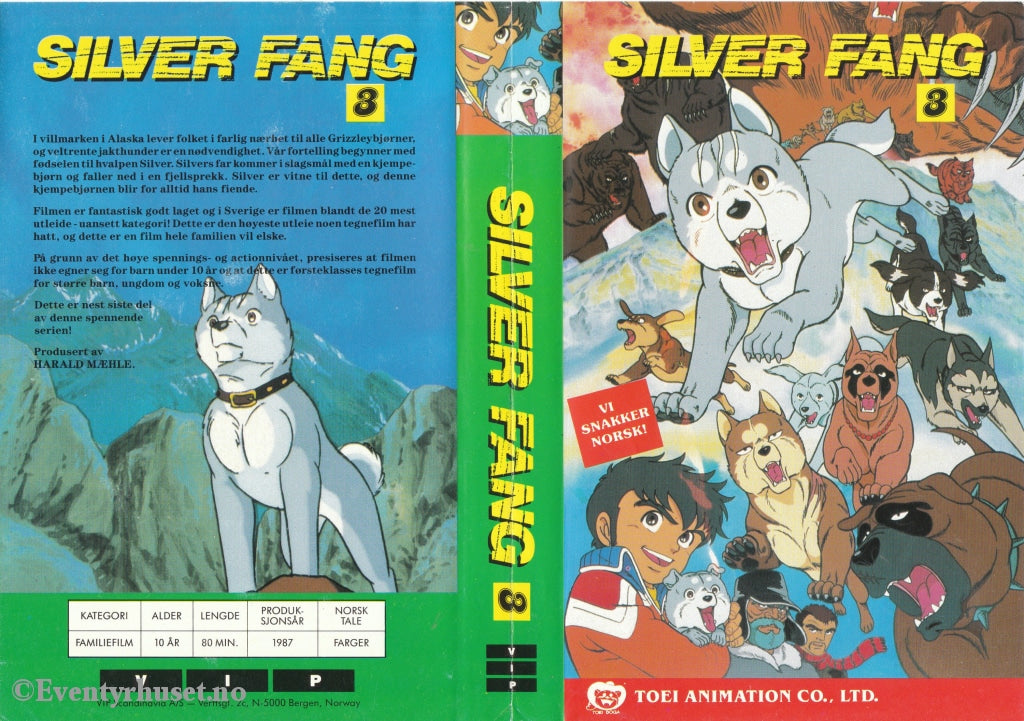 Download / Stream: Silver Fang. Vol. 3. 1987. Vhs Big Box. Norwegian Dubbing. Stream