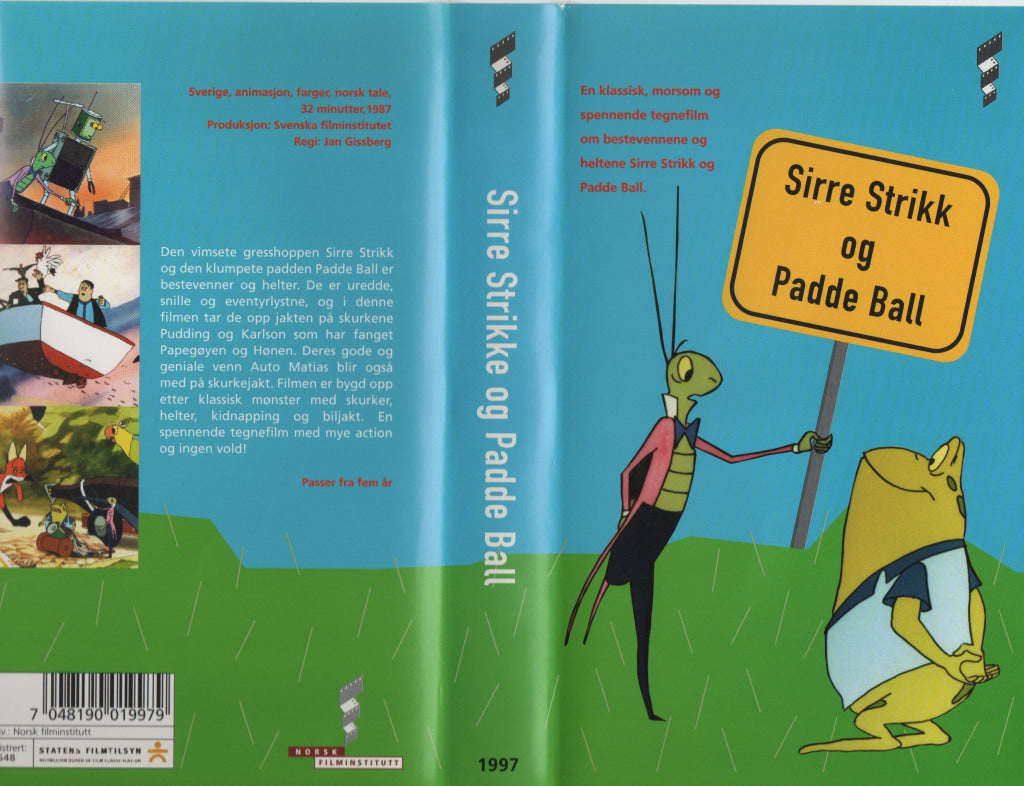 Download / Stream: Sirre Strikk og Padde Ball. 1987. VHS SB. Norwegian dubbing. VHS